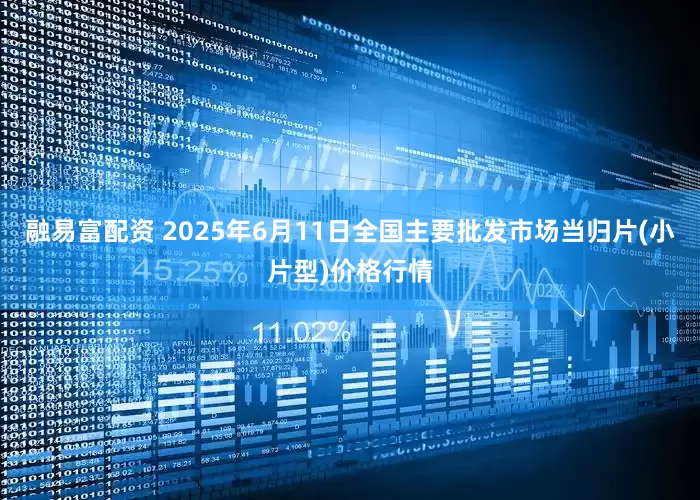 融易富配资 2025年6月11日全国主要批发市场当归片(小片型)价格行情