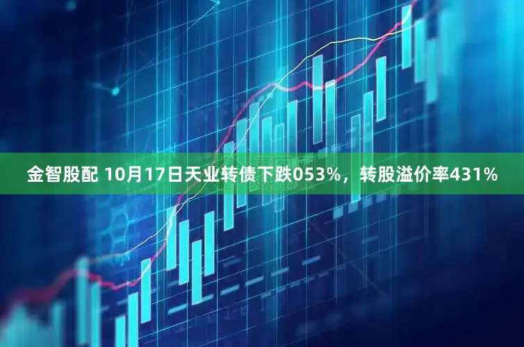 金智股配 10月17日天业转债下跌053%，转股溢价率431%
